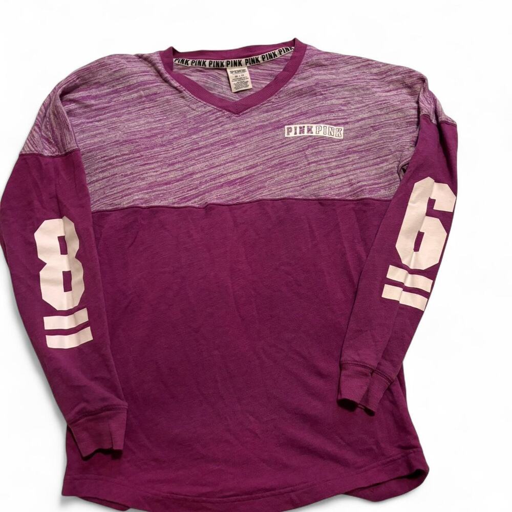 Purple Victoria Secret long sleeve Tee XS